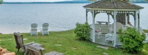 lakefront gazebo for wedding ceremonies