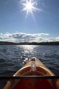 summer vacation kayaking Squam Lake