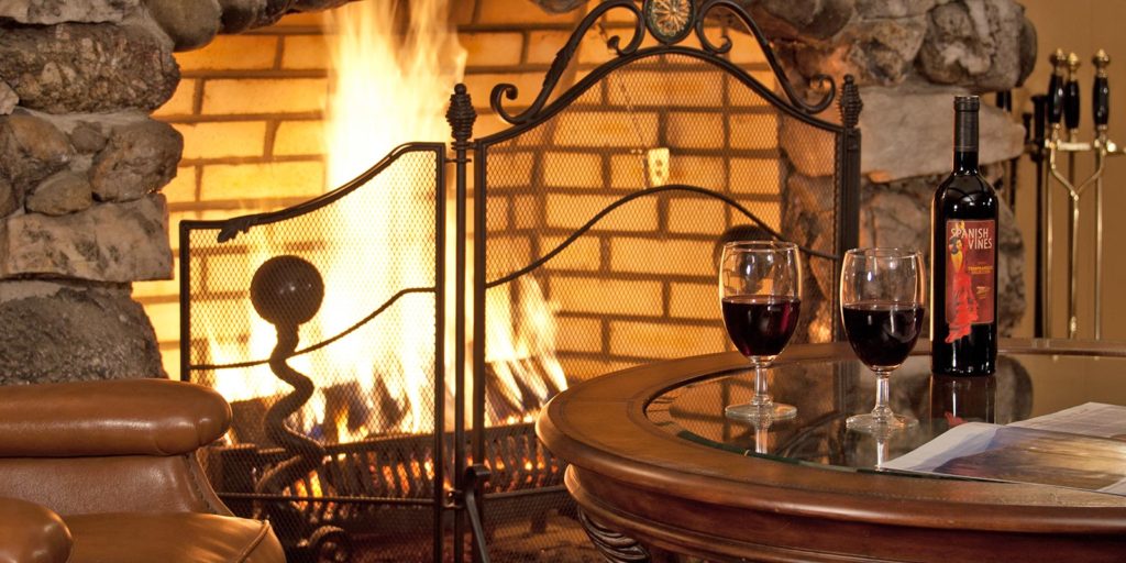 After a day on the NH snowmobile trails, our cozy fireplaces offer the perfect place to relax and unwind