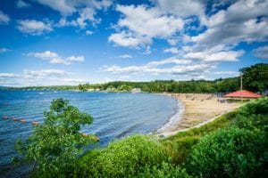 Weirs Beach boardwalk along Lake Winnipesaukee