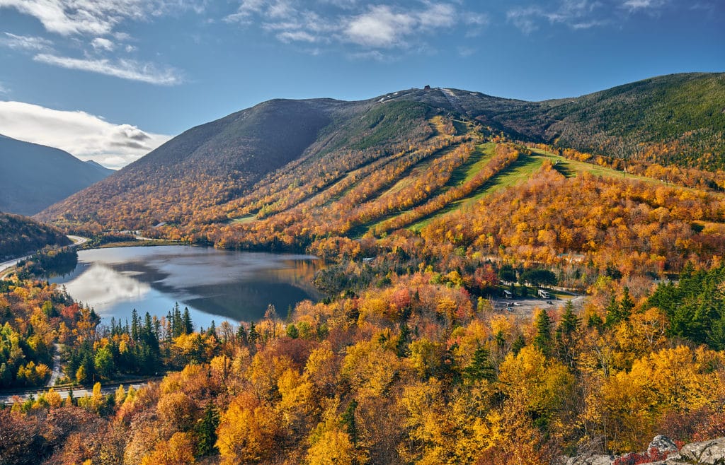 Enjoy the Best New Hampshire Fall Foliage at Franconia Notch State Park