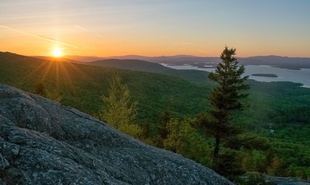View of the Lakes Region, one of the top things to do in New Hampshire This summer